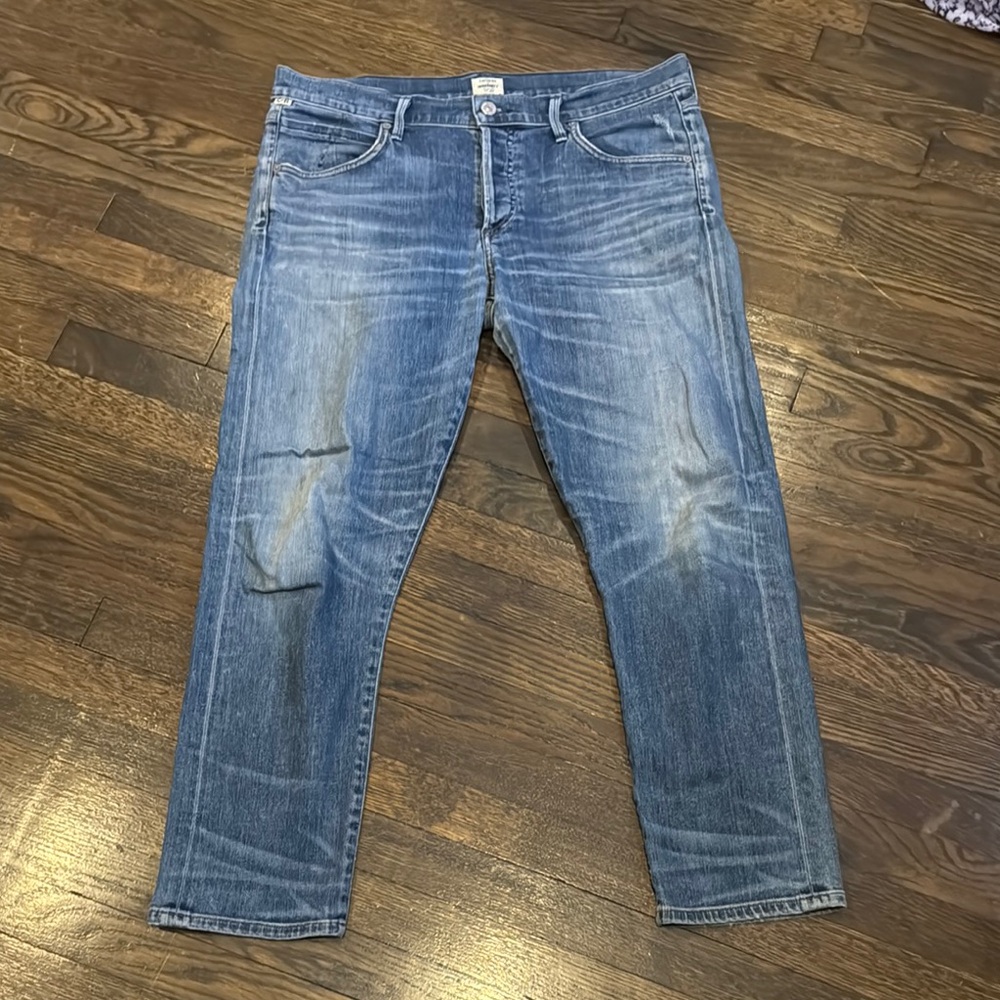 Citizens of Humanity Mid rise slim fit cropped jeans